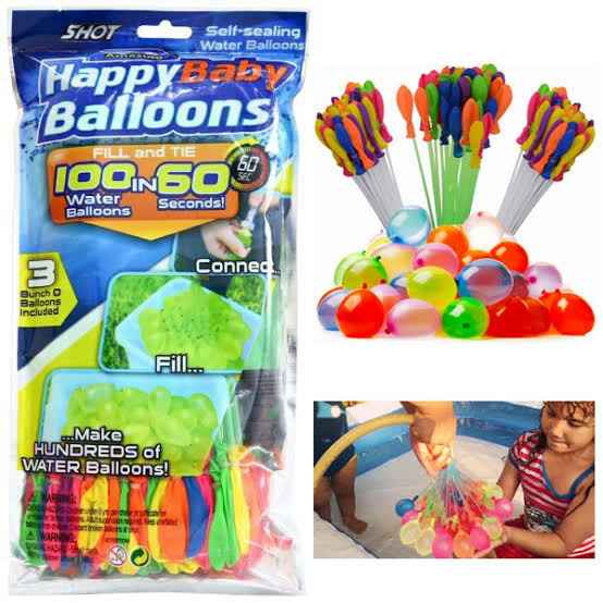 Hinchador Eléctrico y Globos Bunch O Balloons Color Baby 